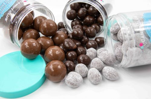 Candy Club Chocolate Candies- Chocolate Toffee Peanuts, Triple Dipped Malt Balls